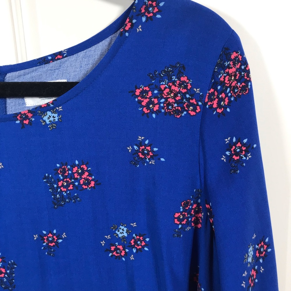 Old Navy Blue Floral Dress